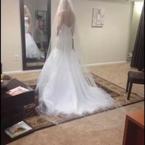 Mori Lee Strapless Wedding Dress - image 1